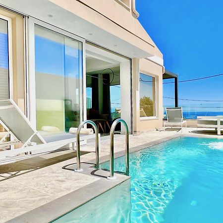 Luxury Villa Barbati Sun With Private Pool By Dadovillas Kültér fotó